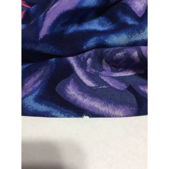 Vintage Ann Taylor Women's Floral Roses Pull On Maxi Skirt Retro Blue Y2K Small - Picture 11 of 13